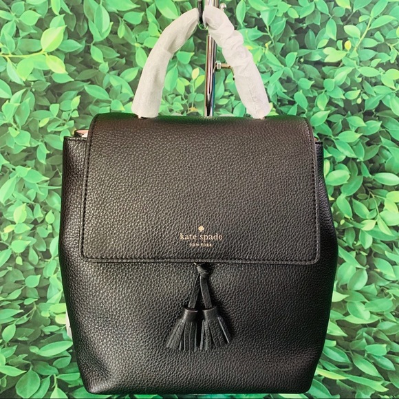 Kate Spade Medium Backpack Hayes Street Black NWT - Picture 2 of 8